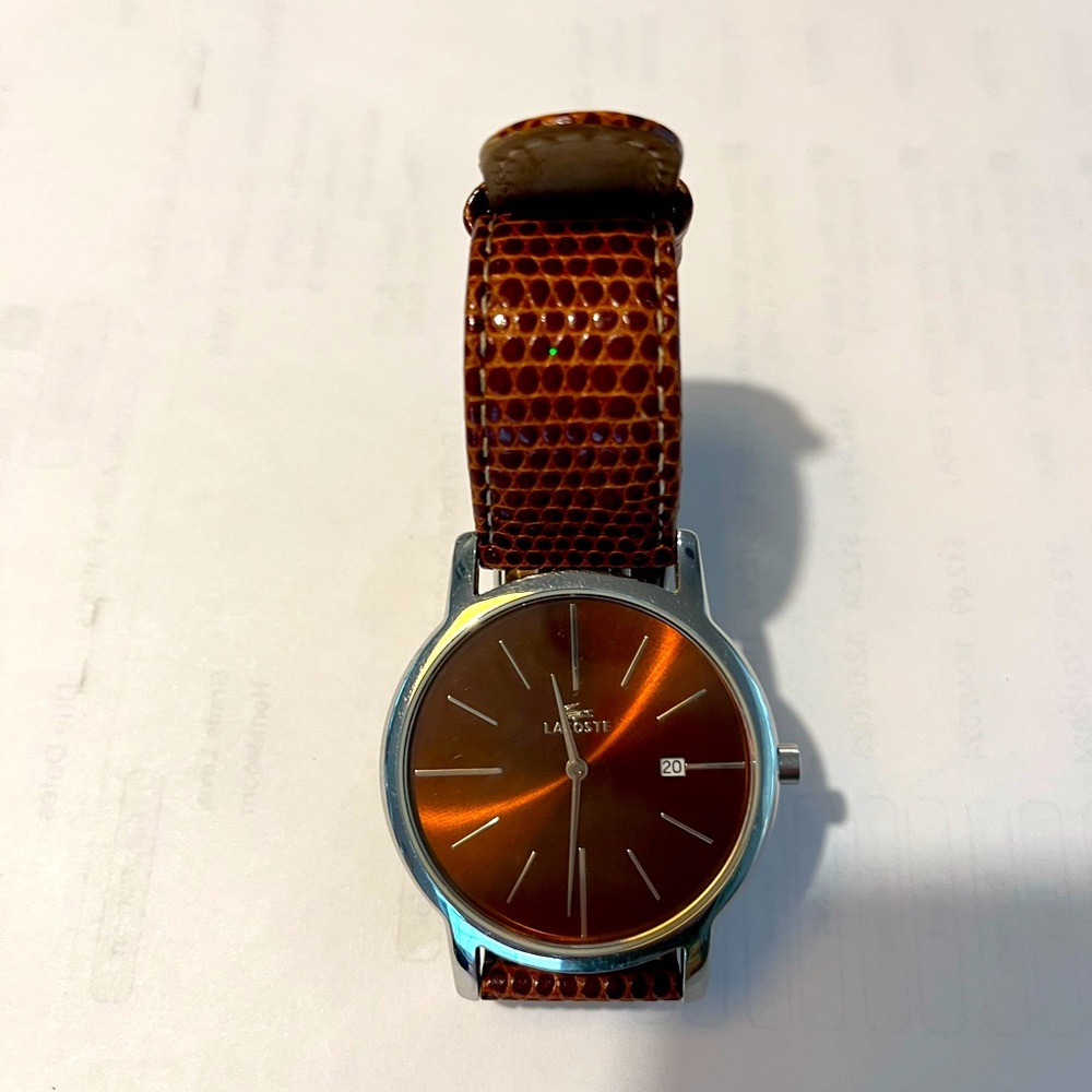 Men’s Lacoste wrist watch